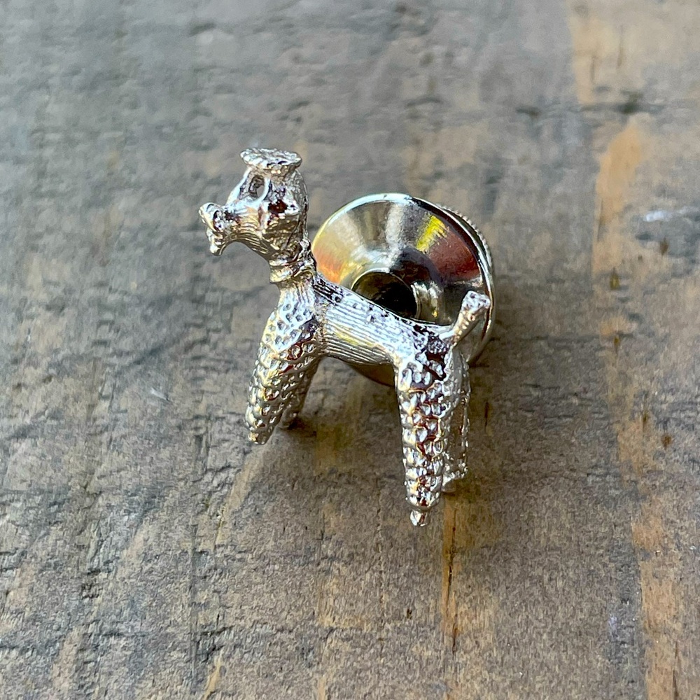 Sterling Silver Poodle Pin 🐩
